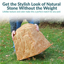 Sunnydaze Polyresin Landscape Rock Cover with Stakes