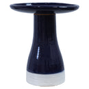 Sunnydaze Glazed Ceramic Duo-Tone Outdoor Bird Bath