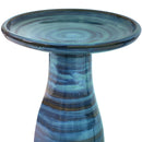 Sunnydaze Glazed Ceramic Duo-Tone Outdoor Bird Bath