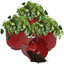 Sunnydaze Vivian Metal Outdoor Plant Pots - 11"