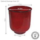 Sunnydaze Vivian Metal Outdoor Plant Pots - 11"