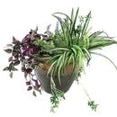 Sunnydaze Chalet Round Glazed Ceramic Planter with Drainage