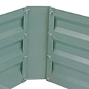 Sunnydaze Galvanized Steel Rectangle Raised Garden Bed