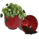 Sunnydaze Vivian Metal Outdoor Plant Pots - 11"