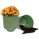 Sunnydaze Vivian Metal Outdoor Plant Pots - 11"
