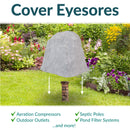 Sunnydaze Polyresin Landscape Rock Cover with Stakes