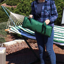 Sunnydaze Rope Hammock with 12' Steel Stand, Pad, and Pillow