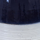 Sunnydaze Glazed Ceramic Duo-Tone Outdoor Bird Bath