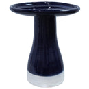 Sunnydaze Glazed Ceramic Duo-Tone Outdoor Bird Bath