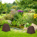 Sunnydaze Polyresin Landscape Rock Cover with Stakes