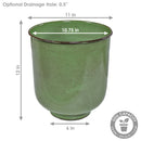 Sunnydaze Vivian Metal Outdoor Plant Pots - 11"
