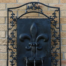 Sunnydaze French Lily Outdoor Wall Fountain