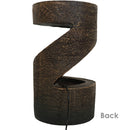 Sunnydaze Winding Showers Indoor Waterfall Fountain with LED Light - 14"