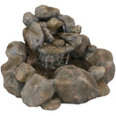 Sunnydaze Rocky Ravine Outdoor Water Fountain - 18-Inch
