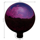 Sunnydaze 10-Inch Outdoor Glass Gazing Globe for Garden