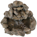 Sunnydaze Rocky Ravine Outdoor Water Fountain - 18" H