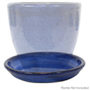 Sunnydaze Set of 2 Glazed Ceramic Planter Saucers