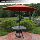 Sunnydaze Rose Blossom Cast Iron Patio Umbrella Base
