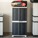 Sunnydaze 48.75" H Lockable Storage Cabinet with 3 Adjustable Shelves