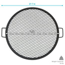 Sunnydaze X-Marks Round Cooking Grate