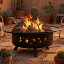 Sunnydaze Cosmic 42" Large Outdoor Fire Pit