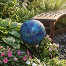 Sunnydaze Mosaic Glass Gazing Globe Ball - 10"