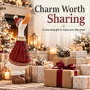 Cozy Goose Decorative Statue shown in a warm winter setting beside wrapped gifts, seasonal greenery, and soft lighting, highlighting its charming design as a decorative gift to enjoy year after year.