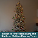 Sunnydaze Stately and Slim Artificial Christmas Tree - Unlit
