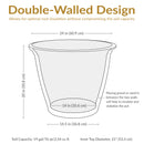 Sunnydaze Anjelica Polyresin Large Round Outdoor Planter