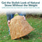 Sunnydaze Polyresin Landscape Rock Cover with Stakes