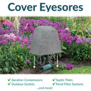 Sunnydaze Polyresin Landscape Rock Cover with Stakes