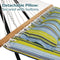 Sunnydaze Quilted 2-Person Hammock with Multi-Use Universal Stand