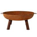 Sunnydaze Cast Iron Heavy Duty Fire Pit for Outside