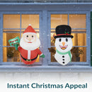 Sunnydaze Outdoor Holiday Inflatable Decoration for Window