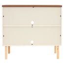 Sunnydaze Mid-Century Modern 2-Door Accent Cabinet with Shelves
