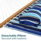 Sunnydaze Quilted 2-Person Hammock with Multi-Use Universal Stand