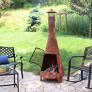 Sunnydaze 70" Chiminea Outdoor Fireplace