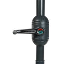 Sunnydaze Aluminum Outdoor Patio Umbrella with Tilt and Crank