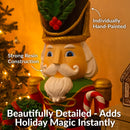 Sunnydaze Karl the Christmas Nutcracker Statue - 48"