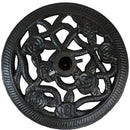 Sunnydaze Rose Blossom Cast Iron Patio Umbrella Base