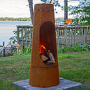 Sunnydaze 50” Santa Fe Chiminea Outdoor Fireplace