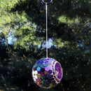 Sunnydaze Mosaic Fly-Through Hanging Bird Feeder - Set of 8