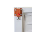 Sunnydaze 48.75" H Lockable Storage Cabinet with 3 Adjustable Shelves