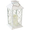 Sunnydaze Concord Outdoor Decorative Solar Powered Candle Lantern - LED Light - 11-Inch