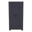 Sunnydaze 48.75" H Lockable Storage Cabinet with 3 Adjustable Shelves