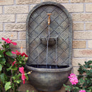 Sunnydaze Messina Outdoor Wall Fountain