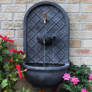 Sunnydaze Messina Outdoor Wall Fountain