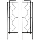Sunnydaze 2-Piece Chic Diamonds Garden Trellis for Climbing Plants