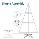 Sunnydaze Stately and Slim Artificial Christmas Tree - Unlit