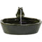 Sunnydaze Modern Cascading Bowls Solar Powered Fountain with Battery Backup - 28-Inch